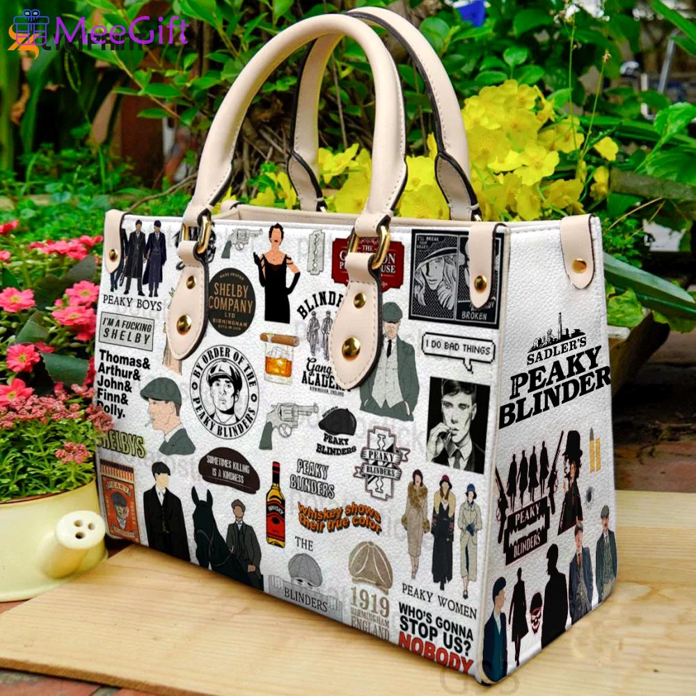 Stylish peaky blinders lover leather hand bag gift for women’s day – perfect women s day gift g95 286 Women Leather Hand Bag