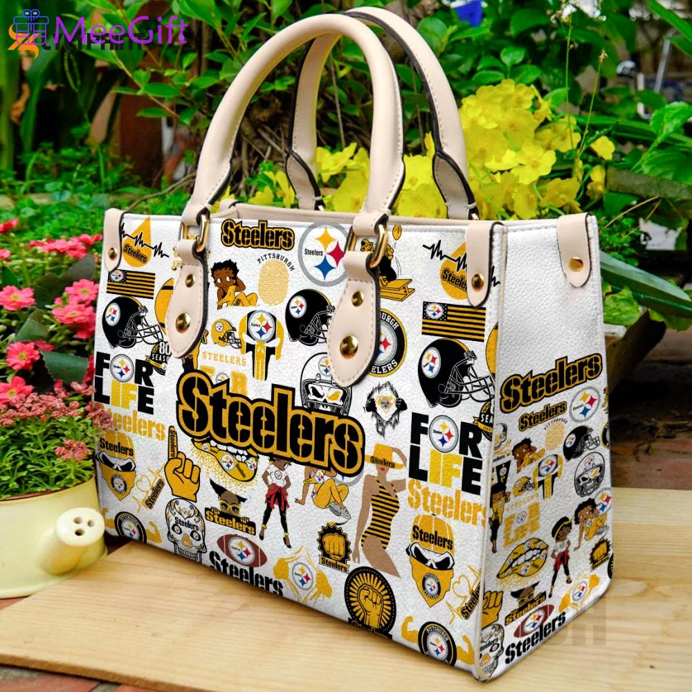 Stylish pittsburgh steelers leather handbag – perfect women s day gift 314 Women Leather Hand Bag