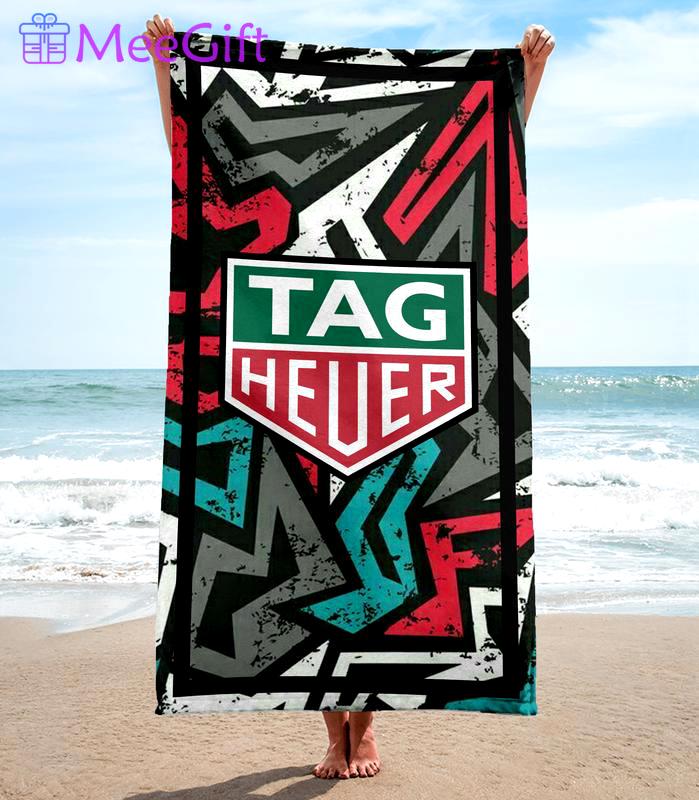 Tag heuer soft cotton bath large beach towel hot 2023 item fashion Beach Towel