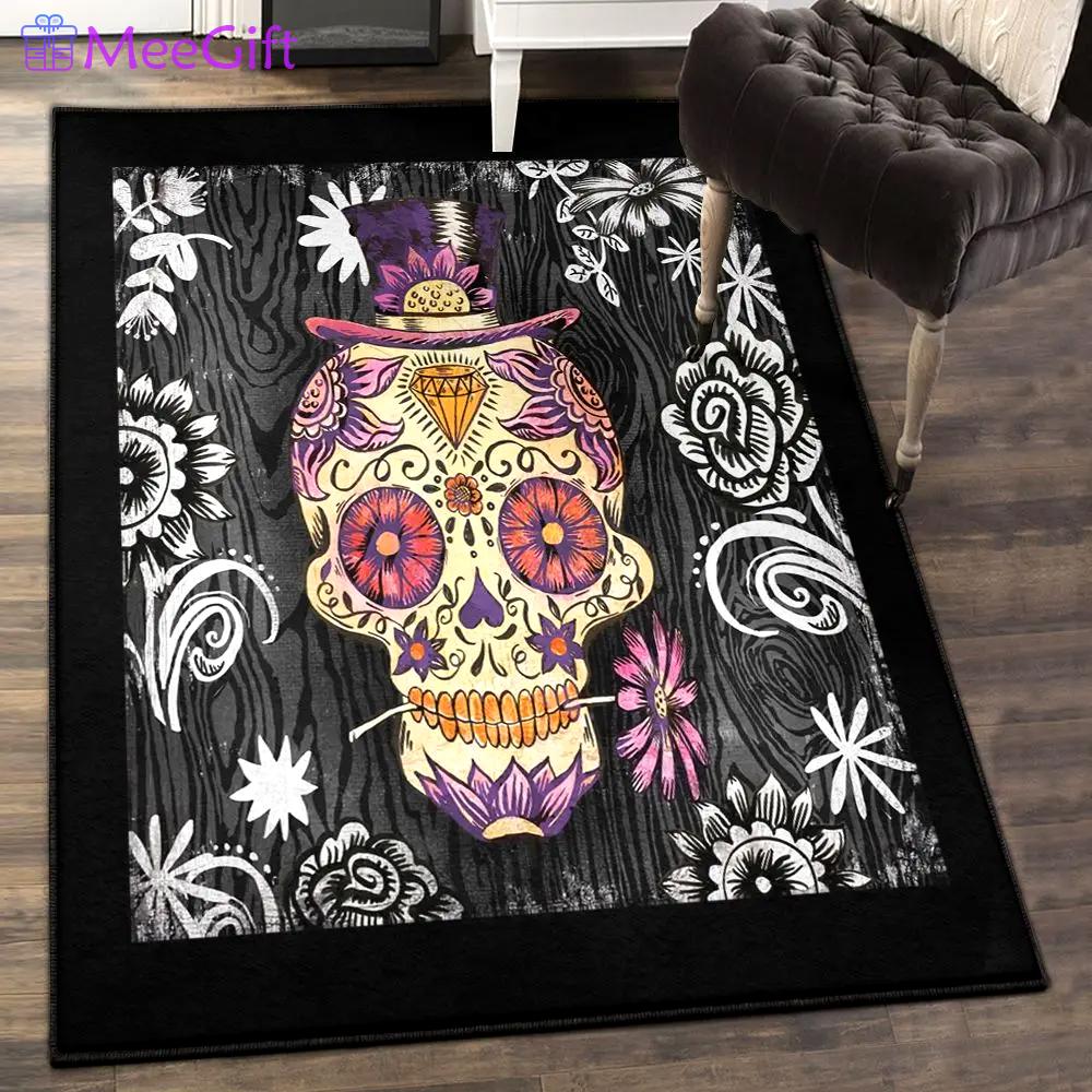 Tartarus area rugs, day of the dead rug Rectangle Rug