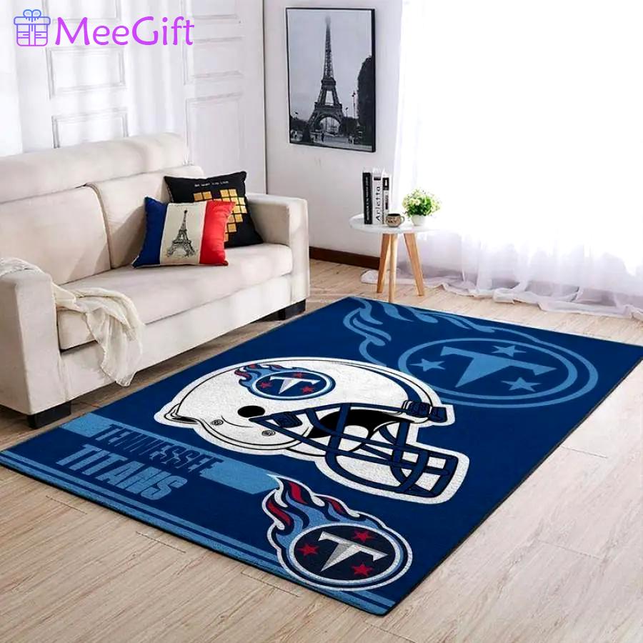 Tennessee titans area rug living room rug home decor nfl team logo 2003033 Rectangle Rug