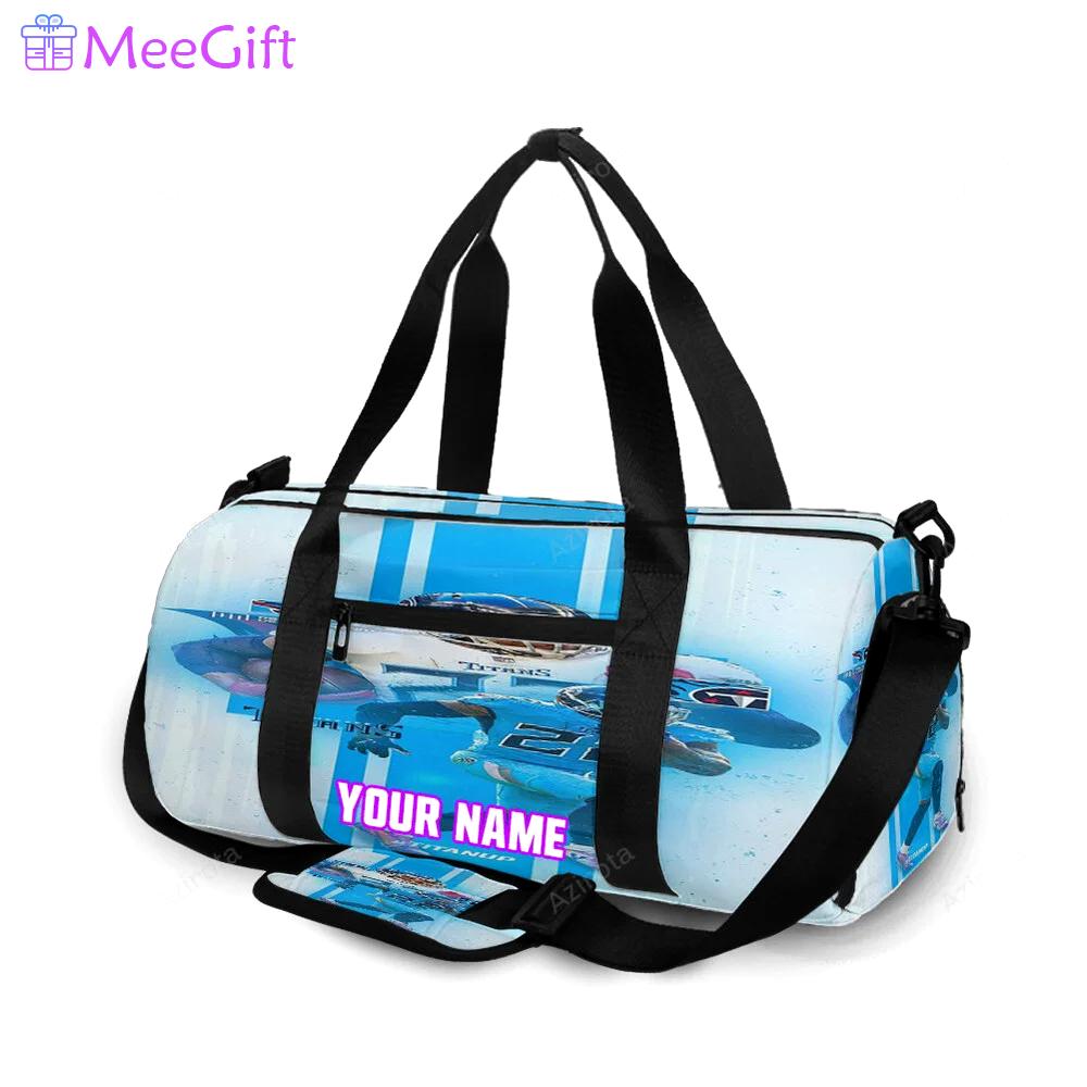 Tennessee titans derrick henry6 personalized name travel bag gym bag 741 Travel Bag