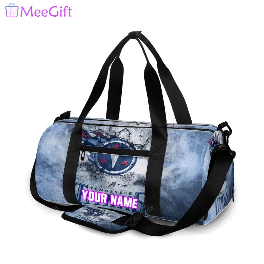 Tennessee titans emblem v1 personalized name travel bag gym bag 2560 Travel Bag