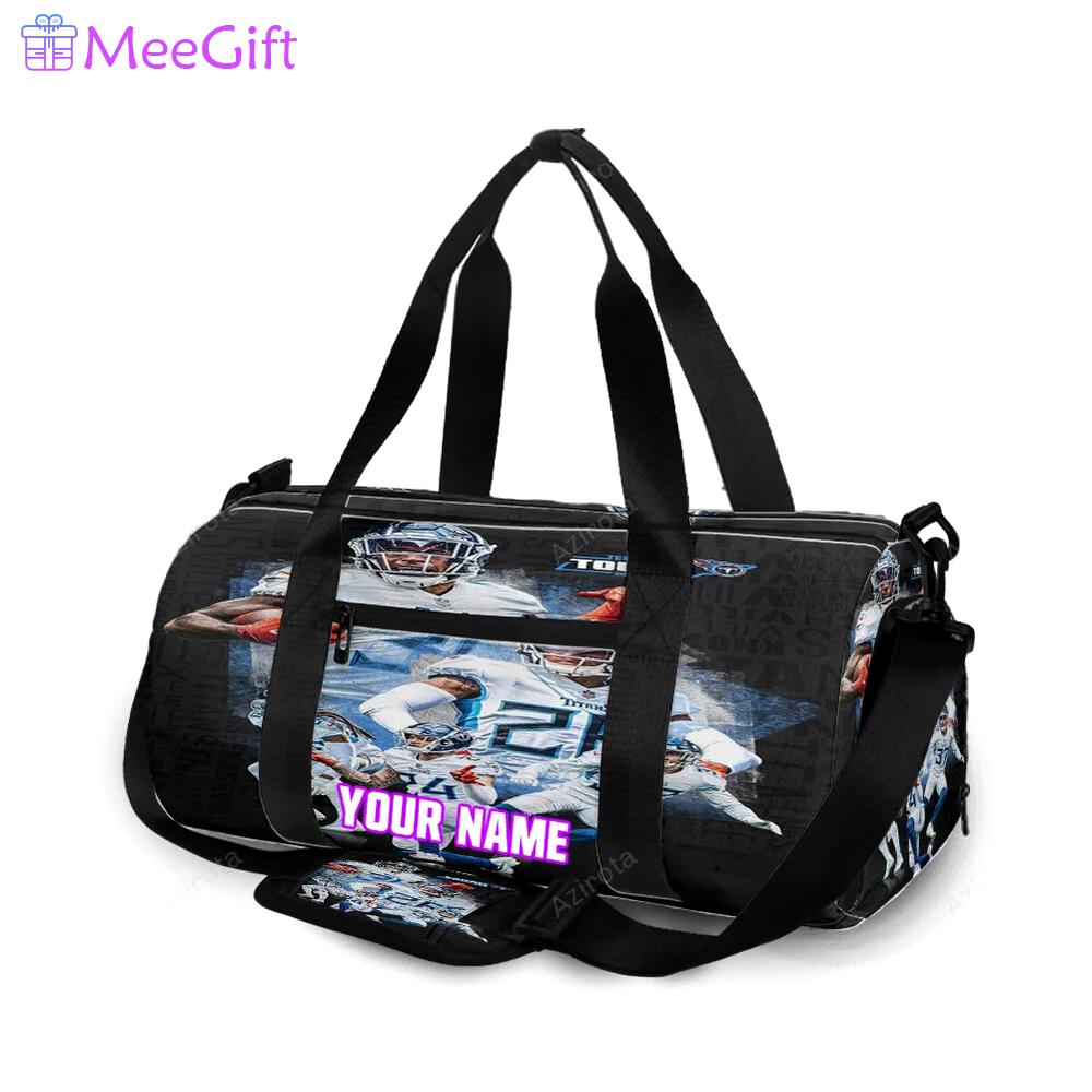 Tennessee titans players3 personalized name travel bag gym bag 529 Travel Bag