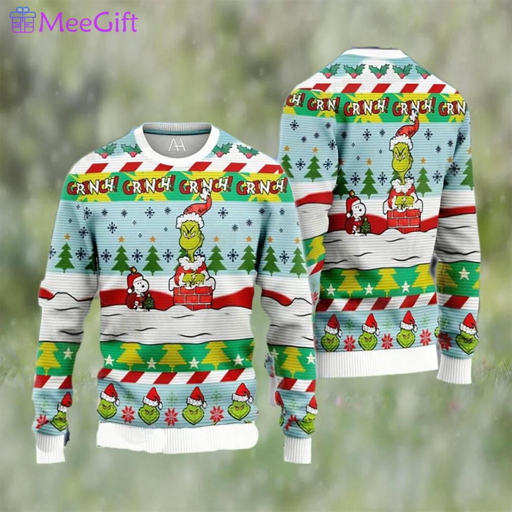 The grinch and snoopy dog ugly sweater funny christmas gift Christmas Ugly Sweater