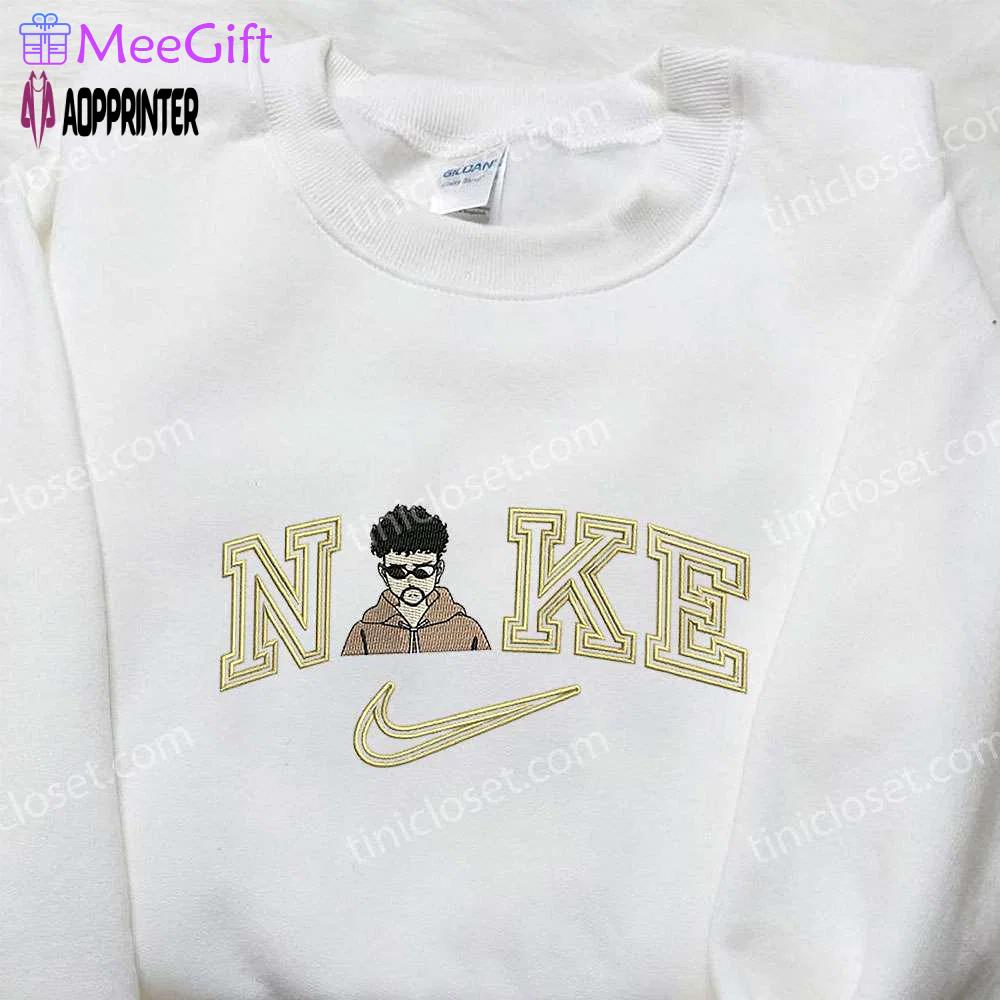 The weeknd x nike embroidered hoodie: celebrity shirt & nike inspired apparel Embroidered Shirt