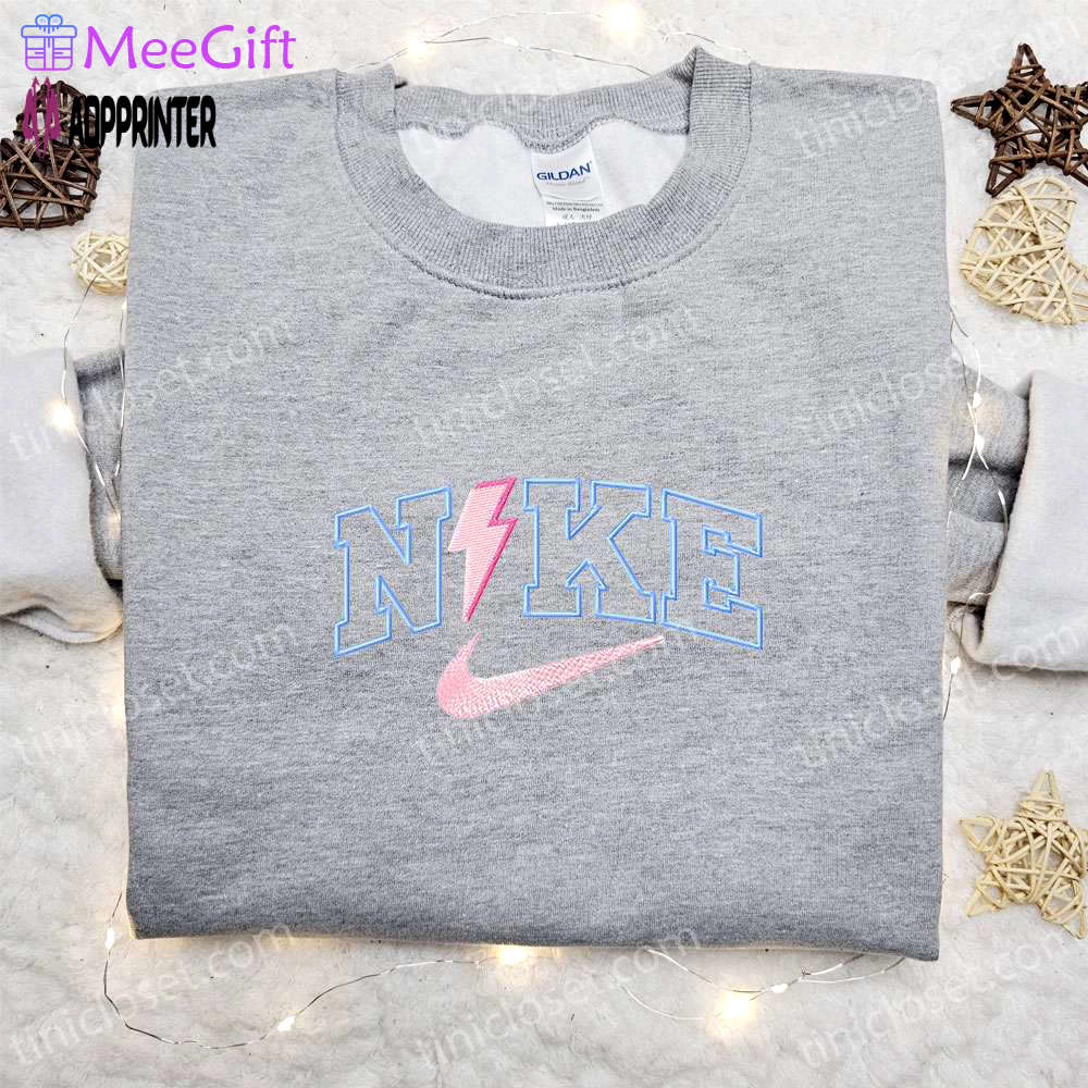 Thunder x nike embroidered sweatshirt: best nike inspired birthday gift Embroidered Shirt