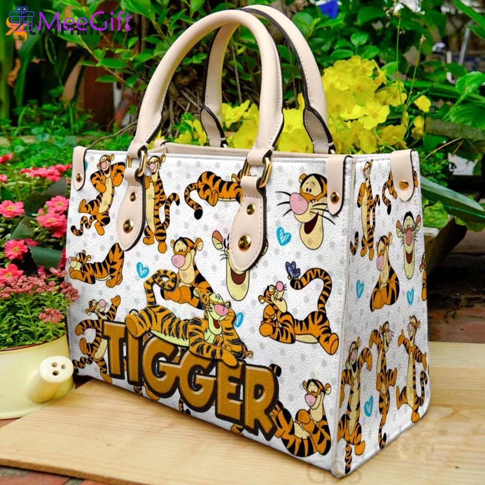 Tigger winnie the pooh cute leather bag for women gift 1988 Women Leather Hand Bag