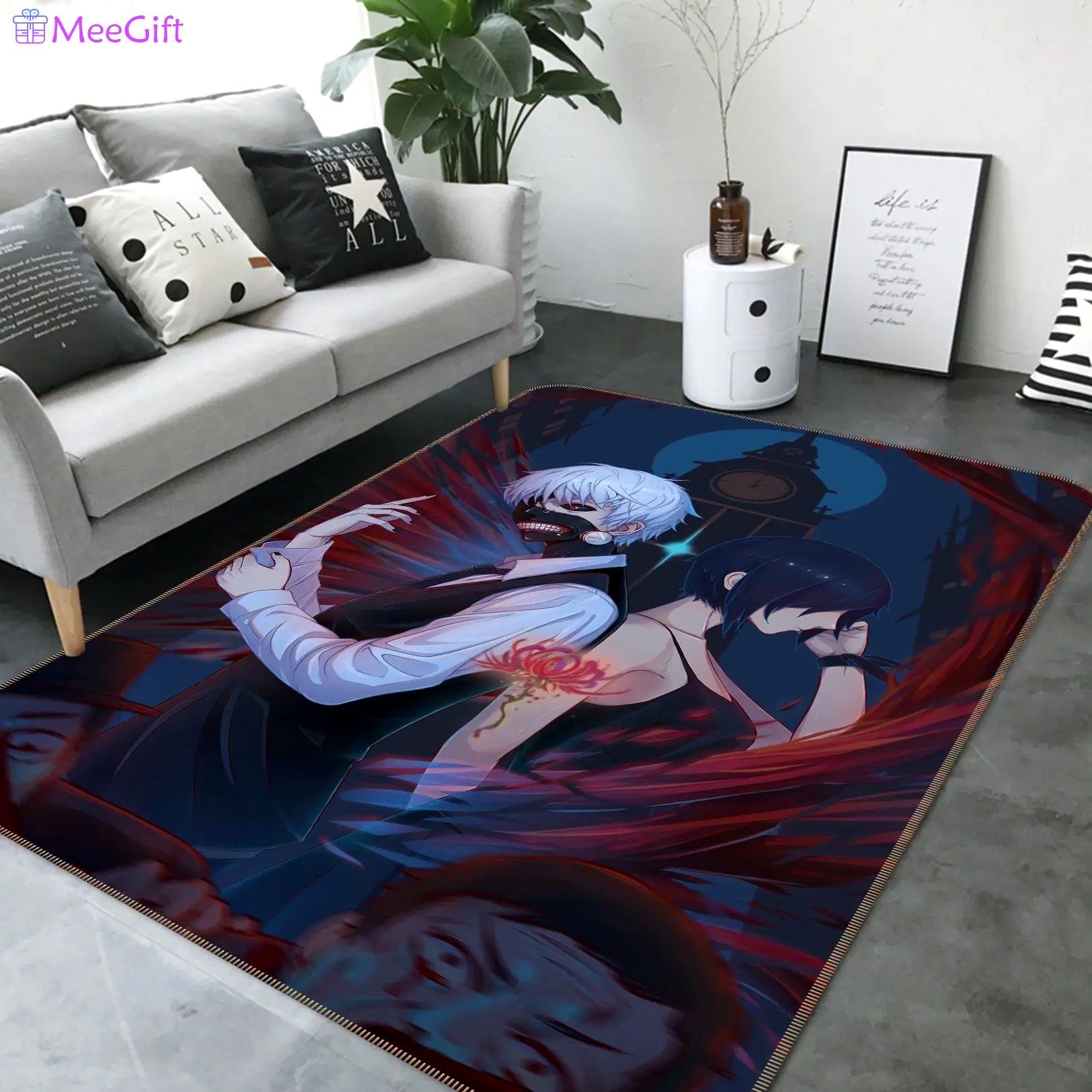 Tokyo ghoul anime 14 area rug living room and bed room rug rug regtangle carpet floor decor home decor Rectangle Rug