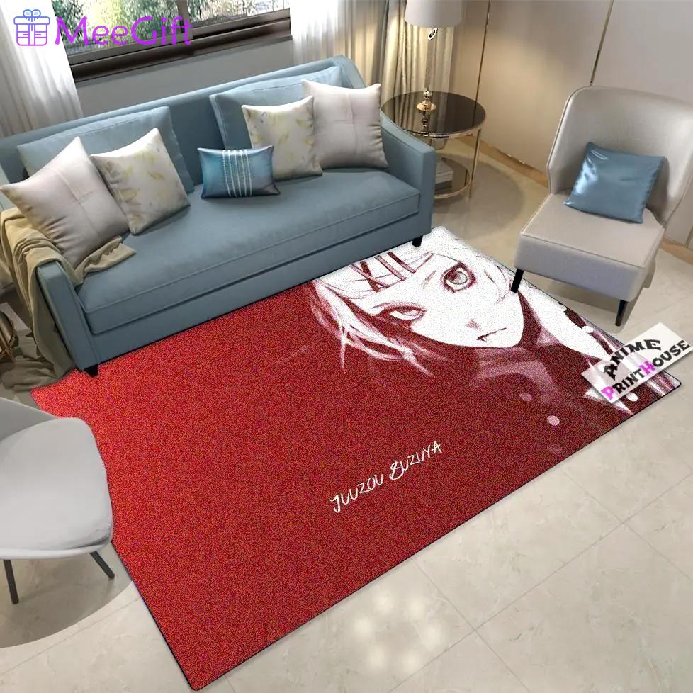 Tokyo ghoul area rugs juuzou suzuya anime living room carpet home rug regtangle carpet floor decor home decor Rectangle Rug