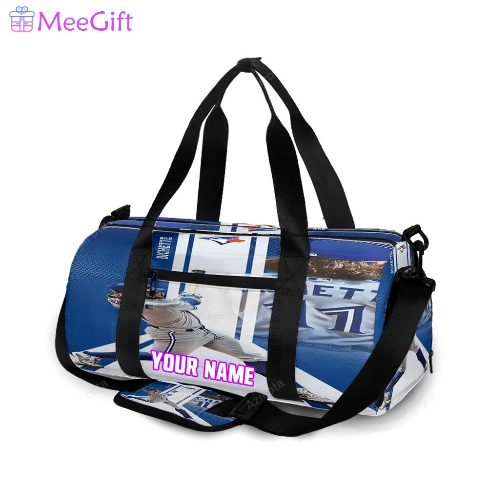 Toronto blue jays bo bichette8 personalized name travel bag gym bag 2611 Travel Bag