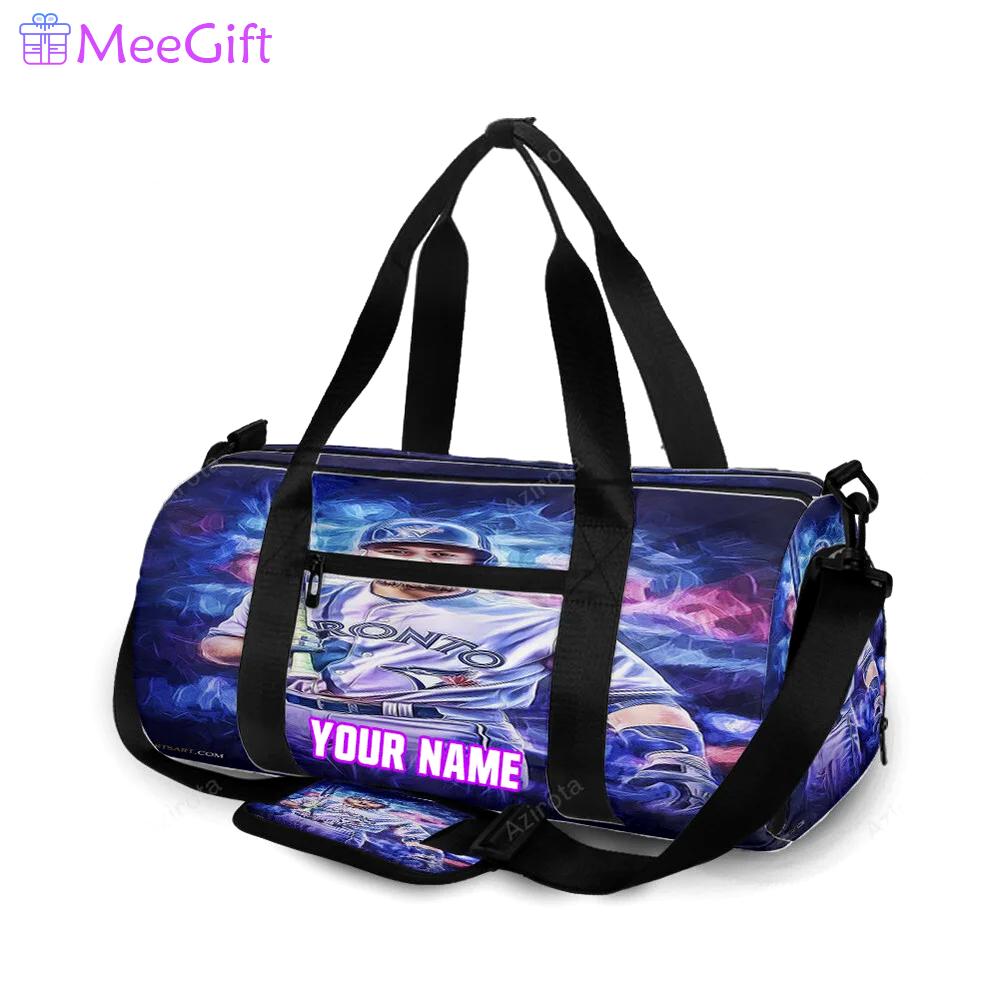 Toronto blue jays russell martin1 personalized name travel bag gym bag 2491 Travel Bag