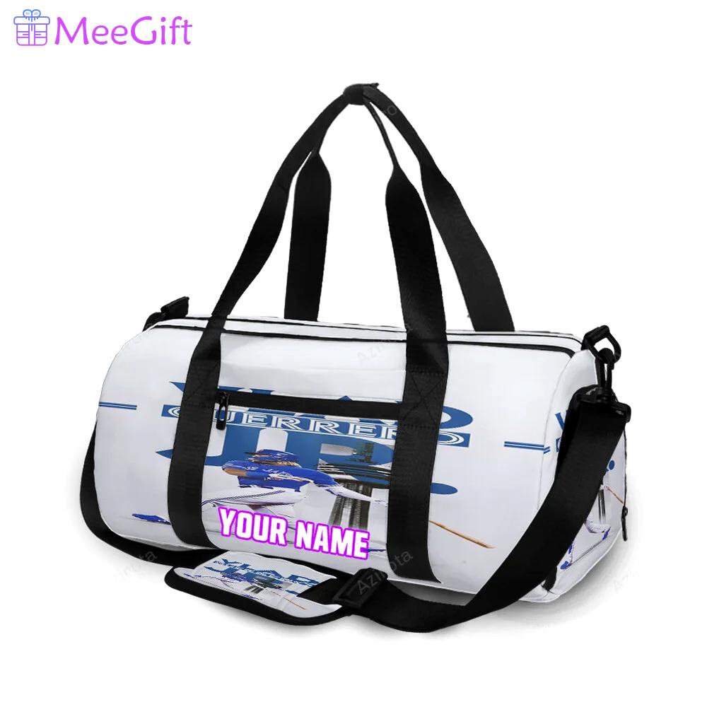 Toronto blue jays vladimir guerrero jr1 personalized name travel bag gym bag 2571 Travel Bag