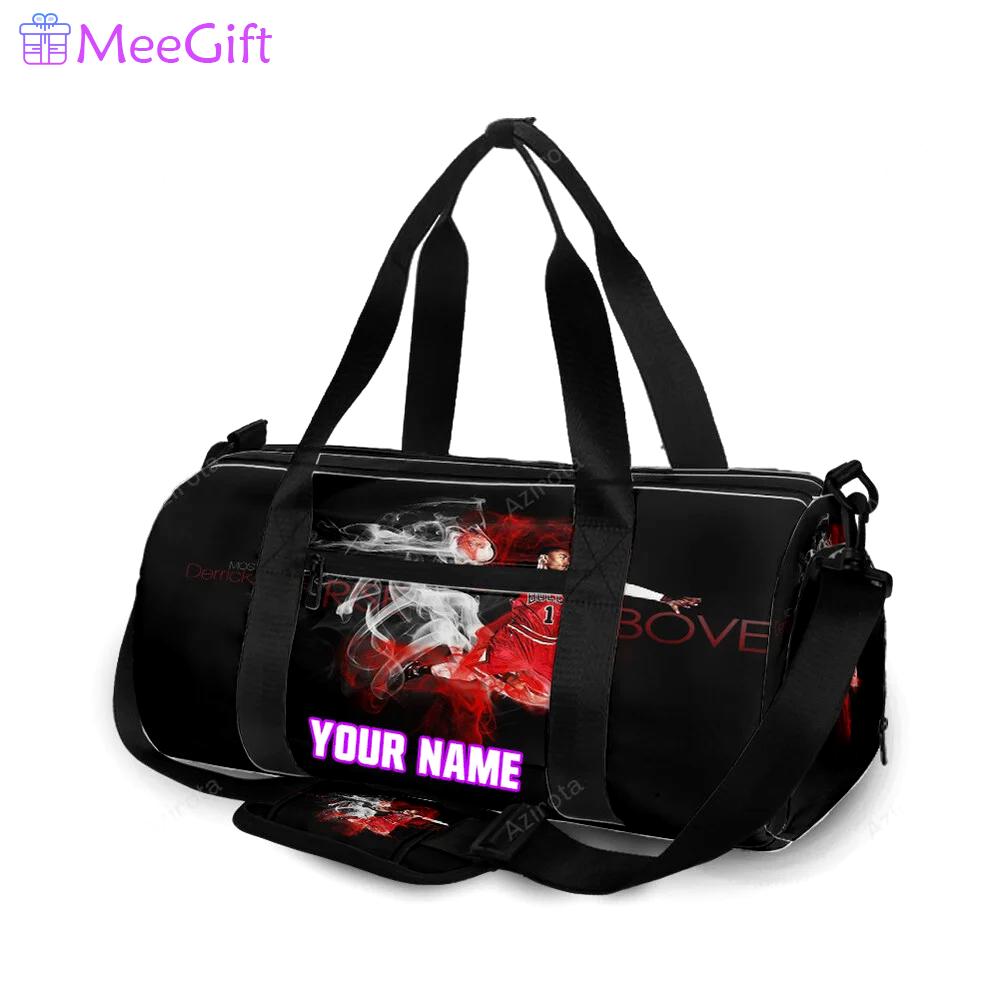 Toronto raptors derrick rose1 personalized name travel bag gym bag 2535 Travel Bag