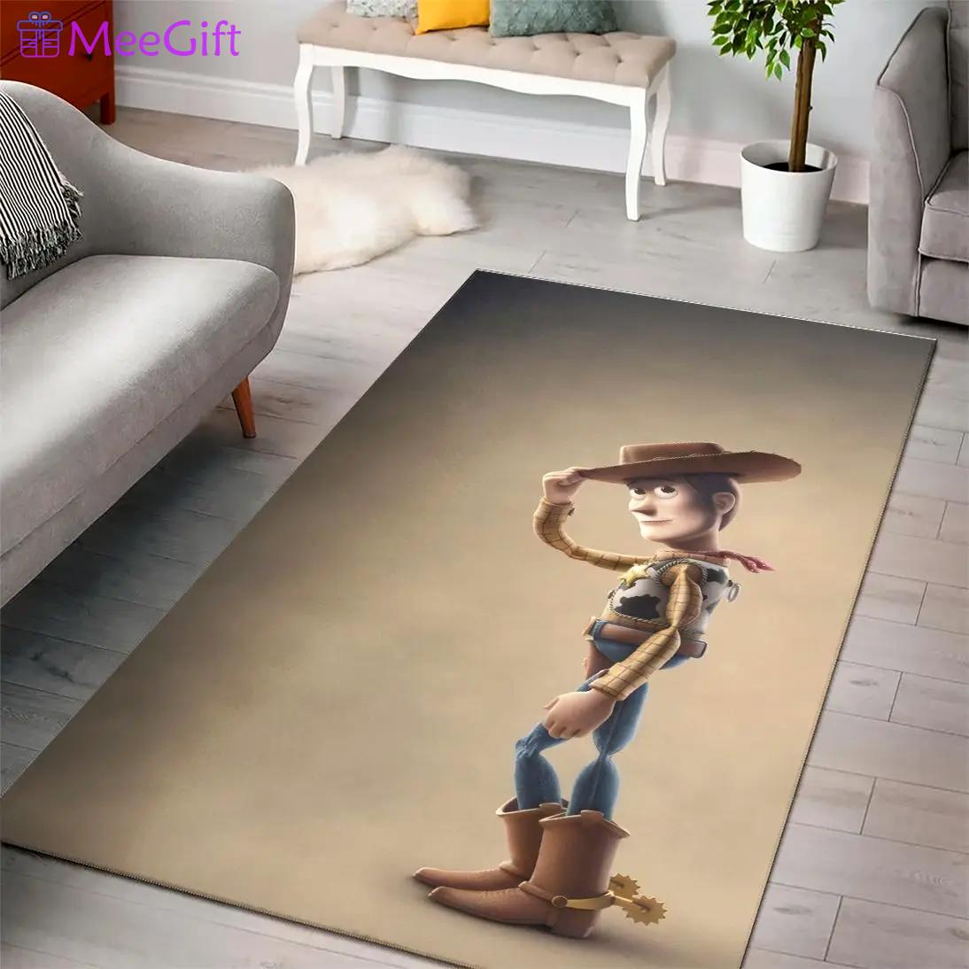 Toy story woody rug nice gift home decor rectangle area rug living room rug Rectangle Rug