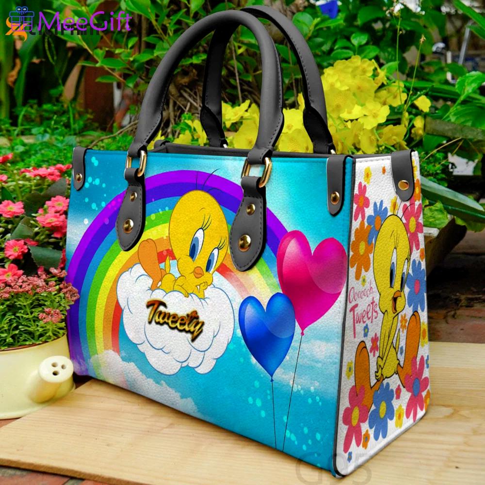 Tweety bird 15 leather hand bag gift for women’s day – perfect women s day gift – g95 3496 Women Leather Hand Bag