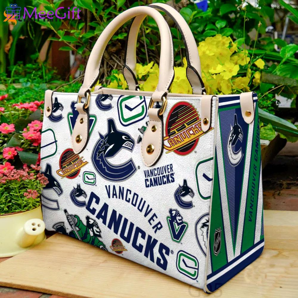 Vancouver canucks leather bag g95 1674 Women Leather Hand Bag