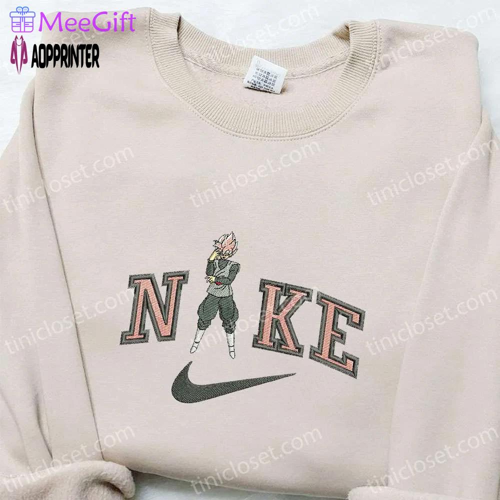 Vegeta black x nike anime embroidered shirt – dragon ball custom nike tee Embroidered Shirt