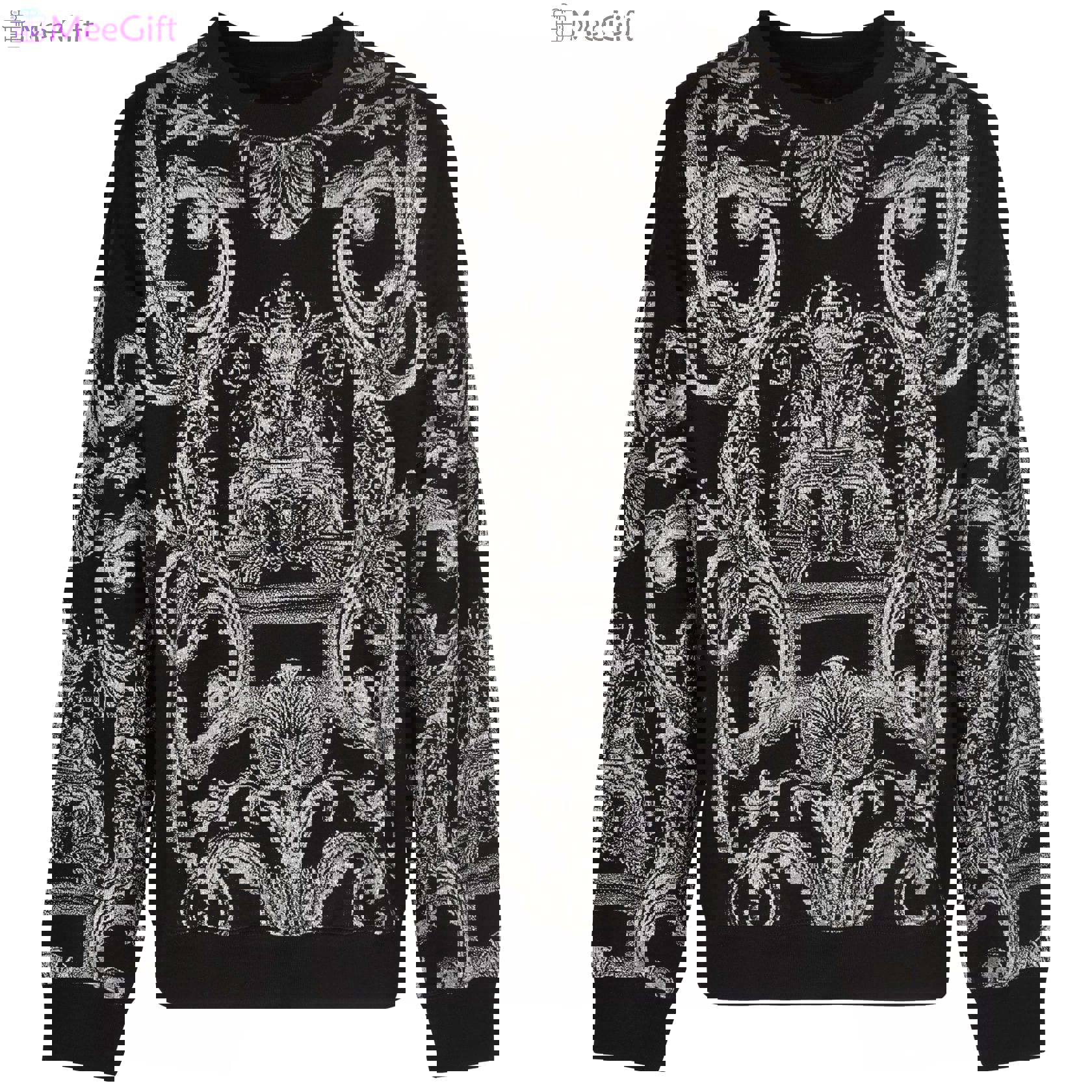 Versace luxury ugly sweater for winter hot 2024  style 450 Christmas Ugly Sweater