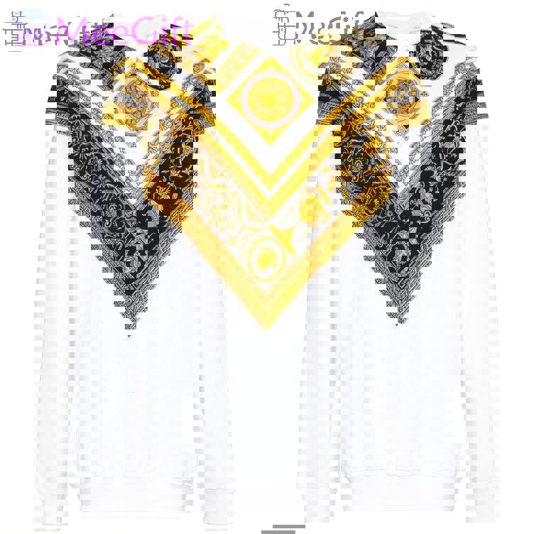 Versace luxury ugly sweater for winter  hot 2024 style 621 Christmas Ugly Sweater