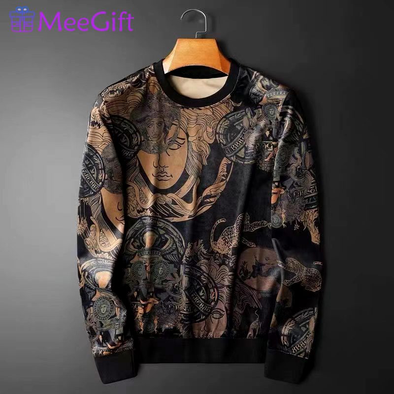 Versace luxury ugly sweater for winter hot 2025style 260 Christmas Ugly Sweater