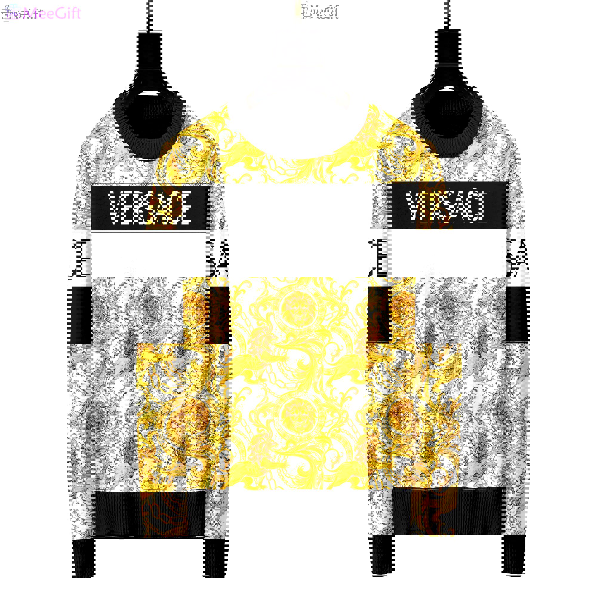 Versace luxury ugly sweater for winter hot 2025style 732 Christmas Ugly Sweater