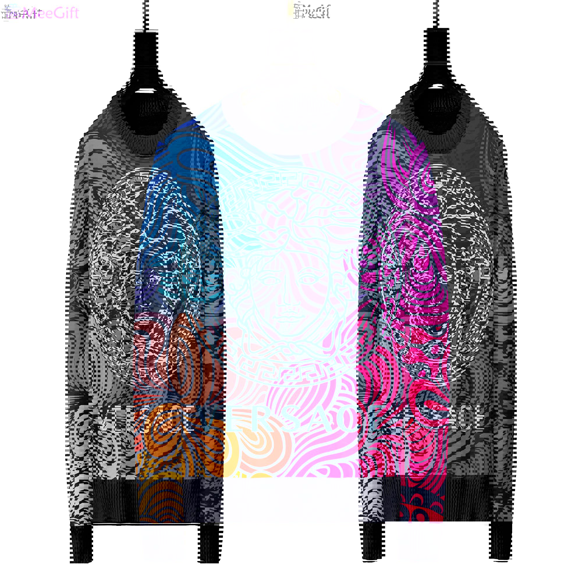 Versace luxury ugly sweater for winterhot 2025 style 890 Christmas Ugly Sweater