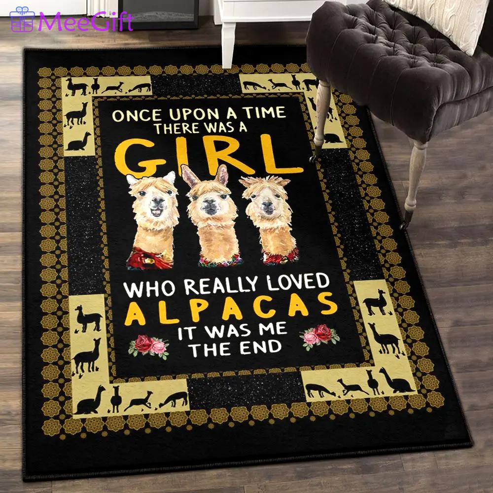 Vicugna pacos washable area rugs, alpaca rug Rectangle Rug