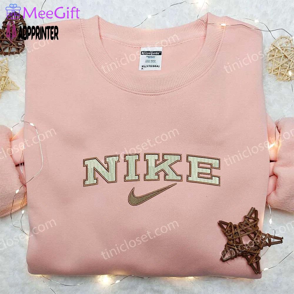 Vintage nike embroidered sweatshirt: unique nike inspired shirt perfect family gift Embroidered Shirt