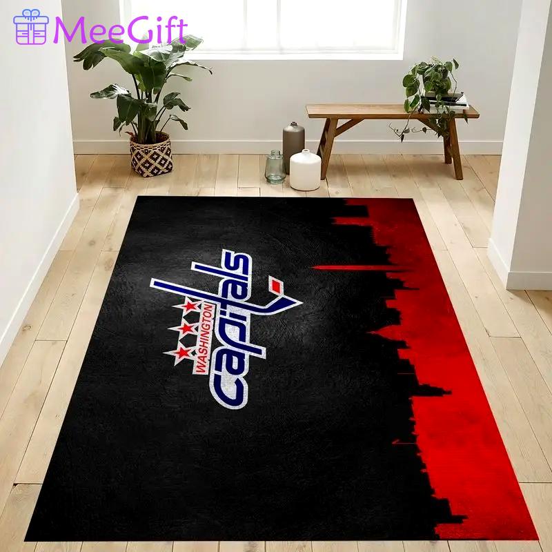 Washington capitals nhl 3 area rug living room bedroom rug rug regtangle carpet Rectangle Rug