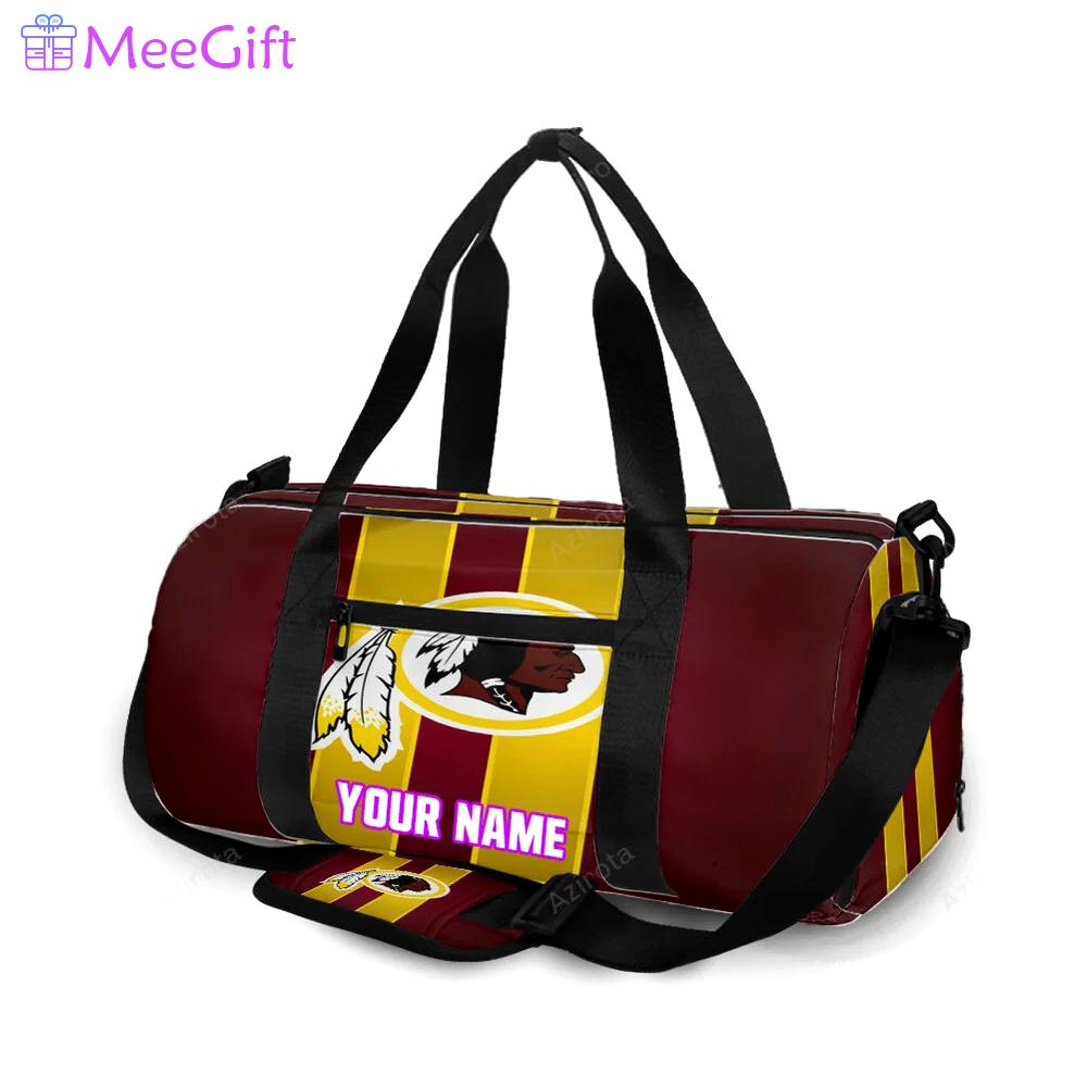 Washington football team red yellow1 personalized name travel bag gym bag 1917 Travel Bag