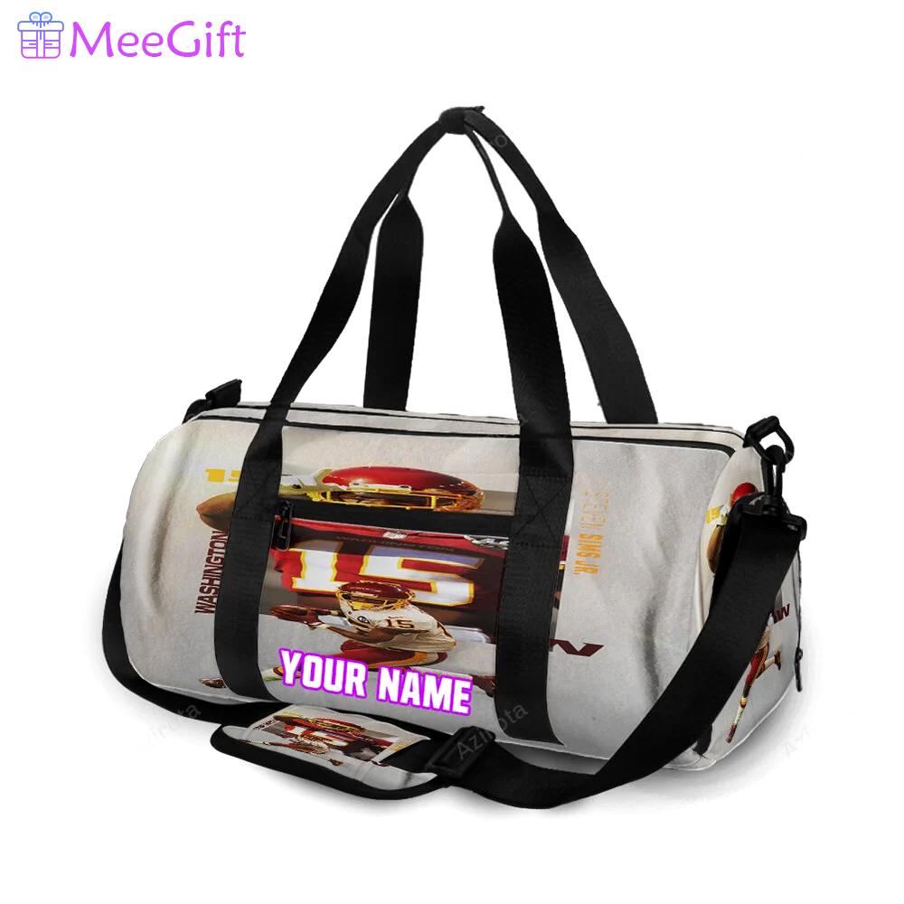 Washington football team steven sims1 personalized name travel bag gym bag 572 Travel Bag