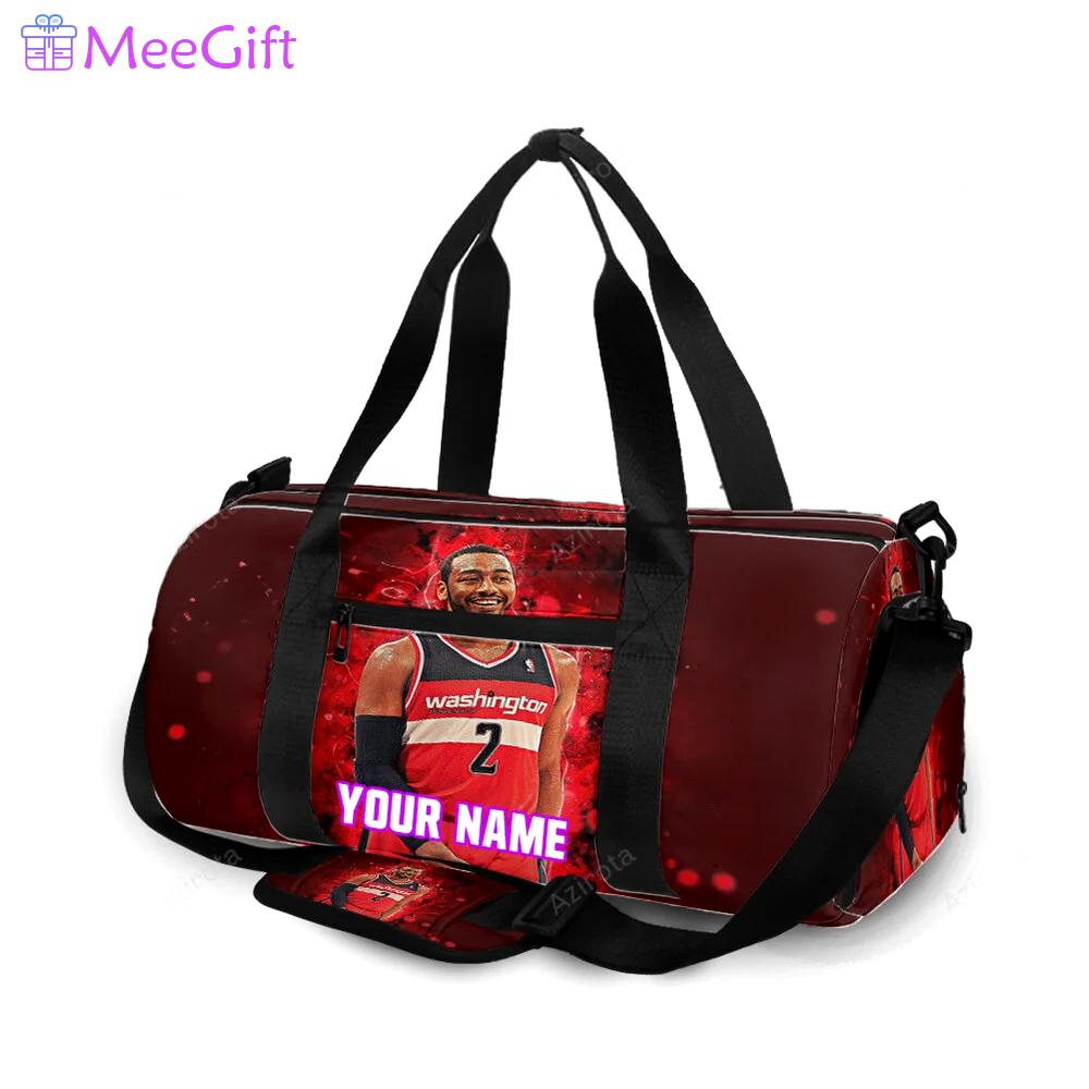 Washington wizards john wall10 personalized name travel bag gym bag 2631 Travel Bag