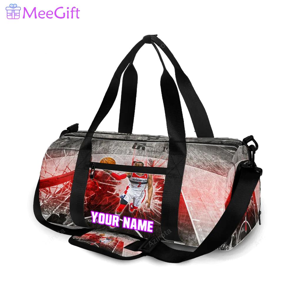 Washington wizards john wall3 personalized name travel bag gym bag 2639 Travel Bag