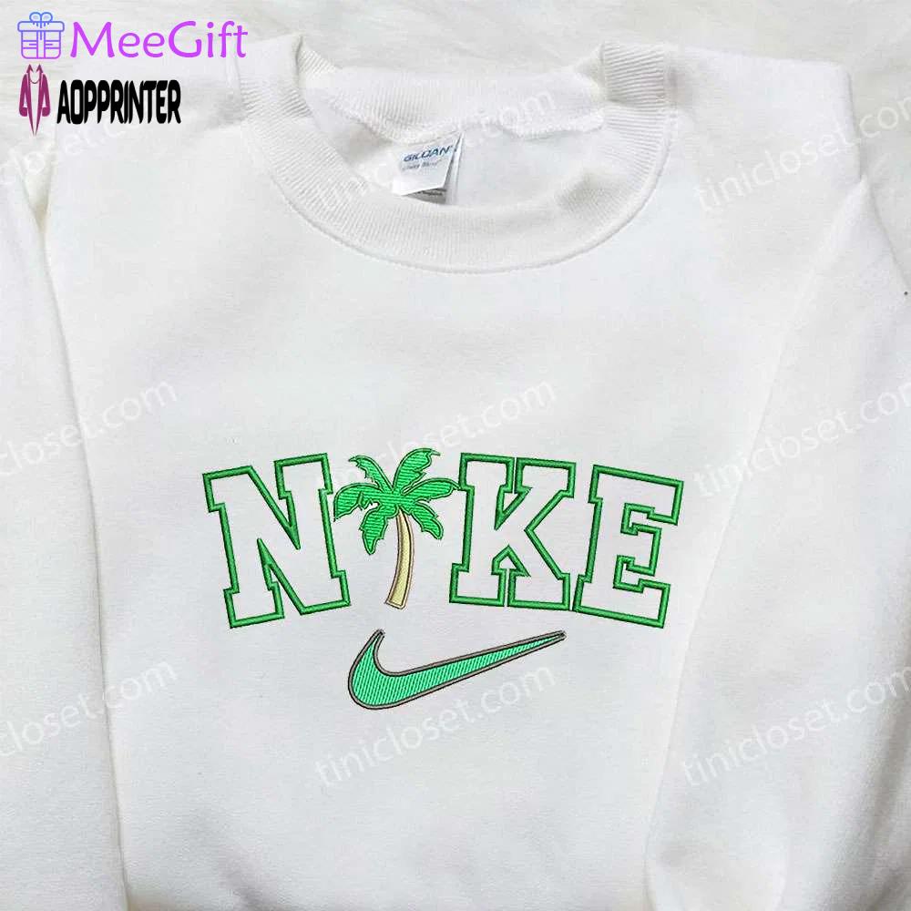 Whitegan estampa x nike embroidered shirt: custom gift for son stylish nike shirt Embroidered Shirt