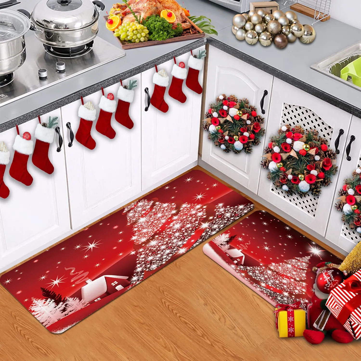 Best 5 Christmas Kitchen Rugs That Will Bring The Right Touch To Your Home