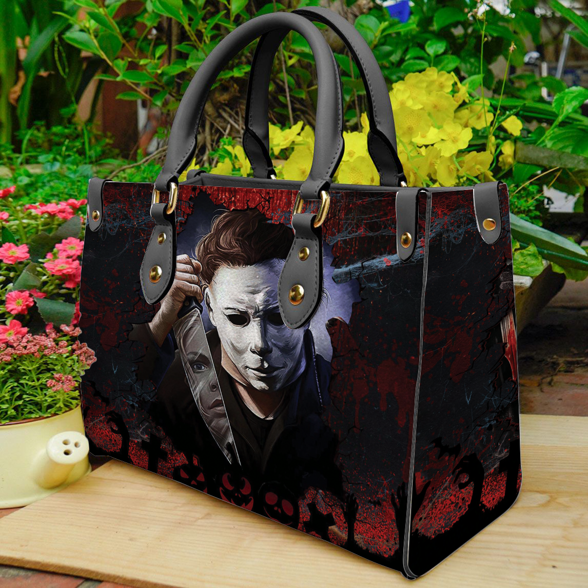 Michael myers women 3d small handbags nicegift wsh-p0y1