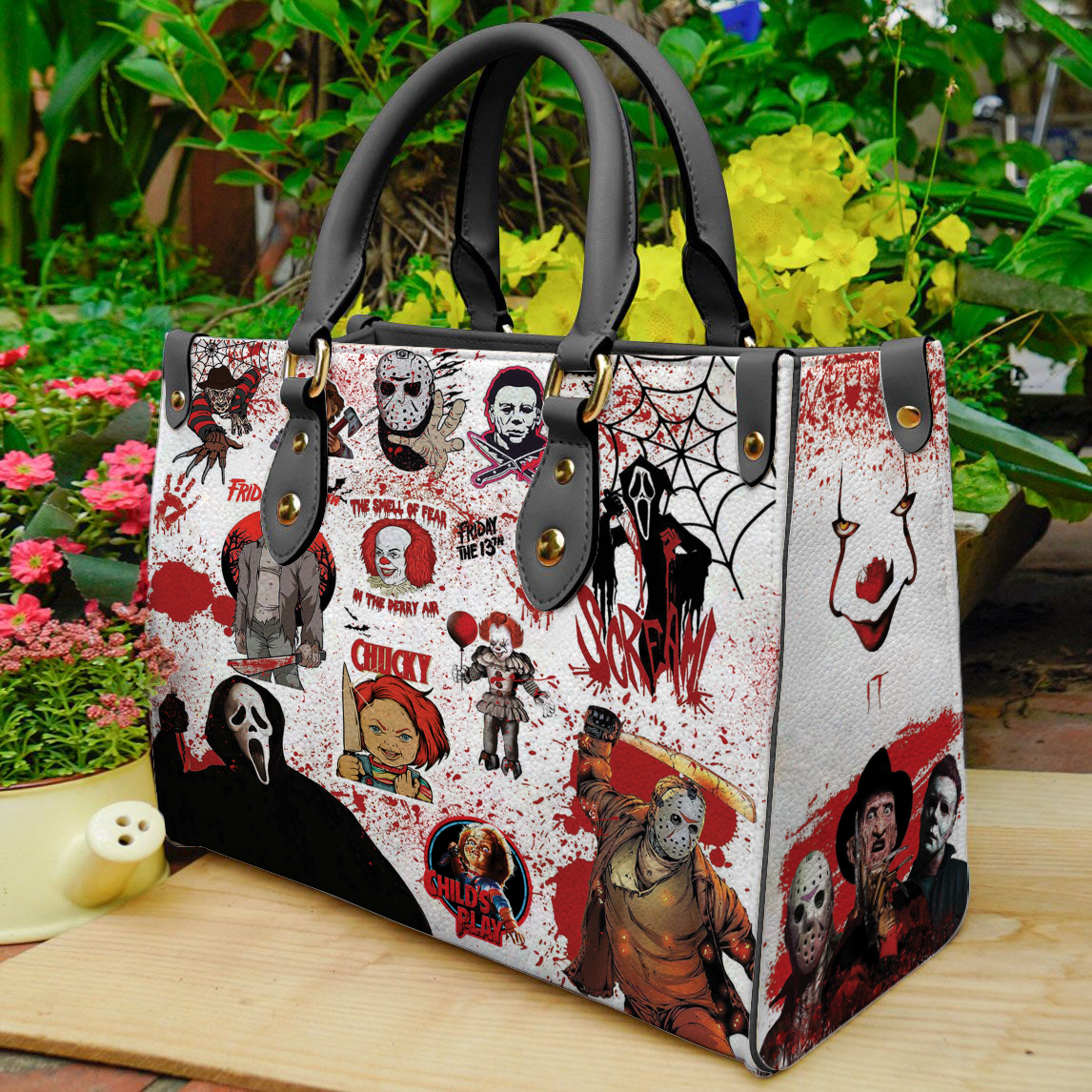 Horror women 3d small handbags nicegift wsh-l0i6