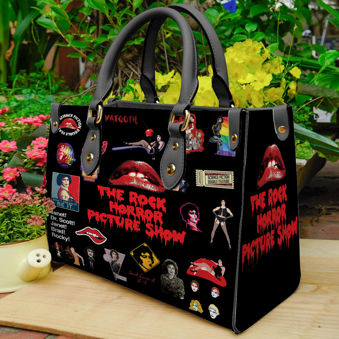 The rocky horror picture show women 3d small handbags nicegift wsh-n1w6