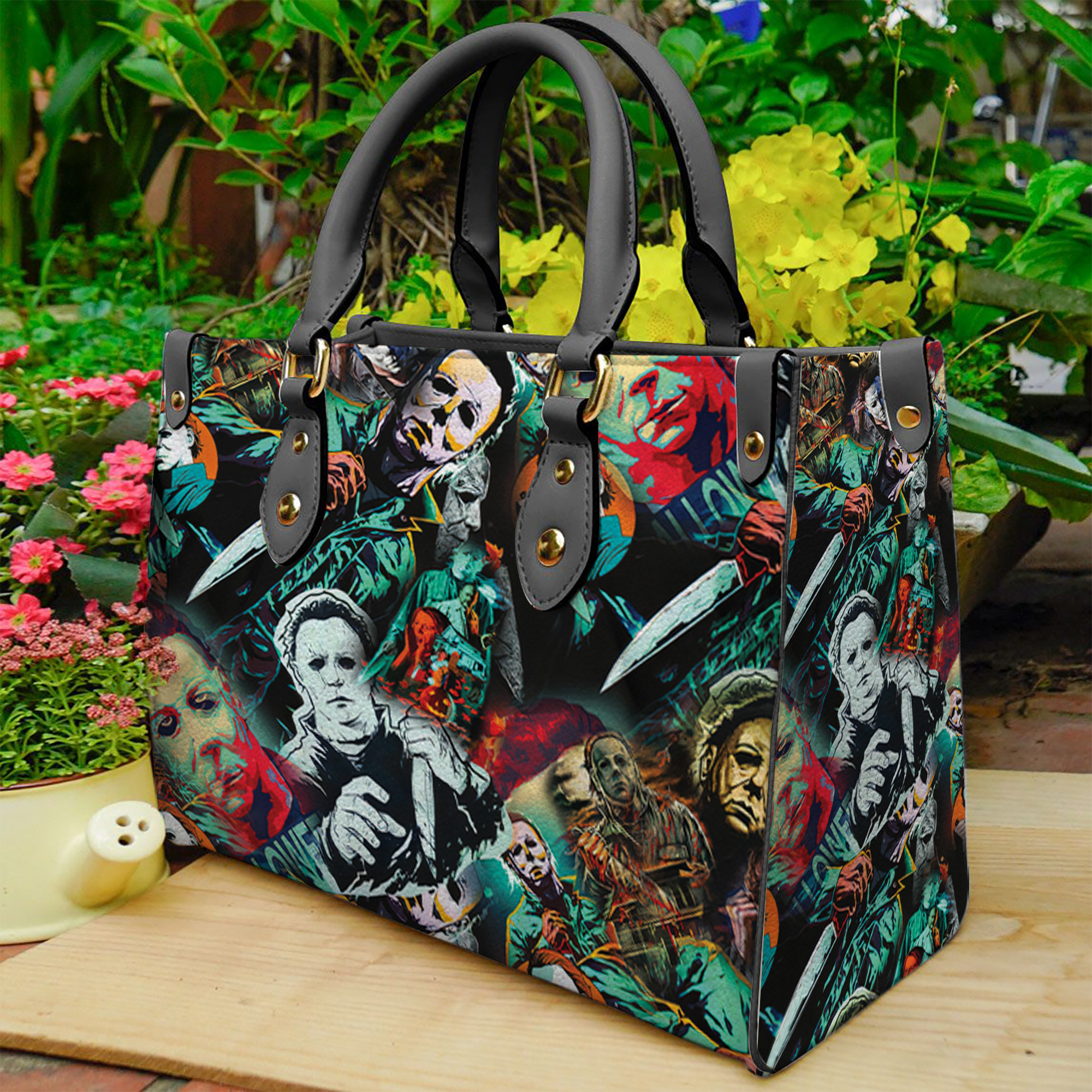 Michael myers women 3d small handbags nicegift wsh-z7v2