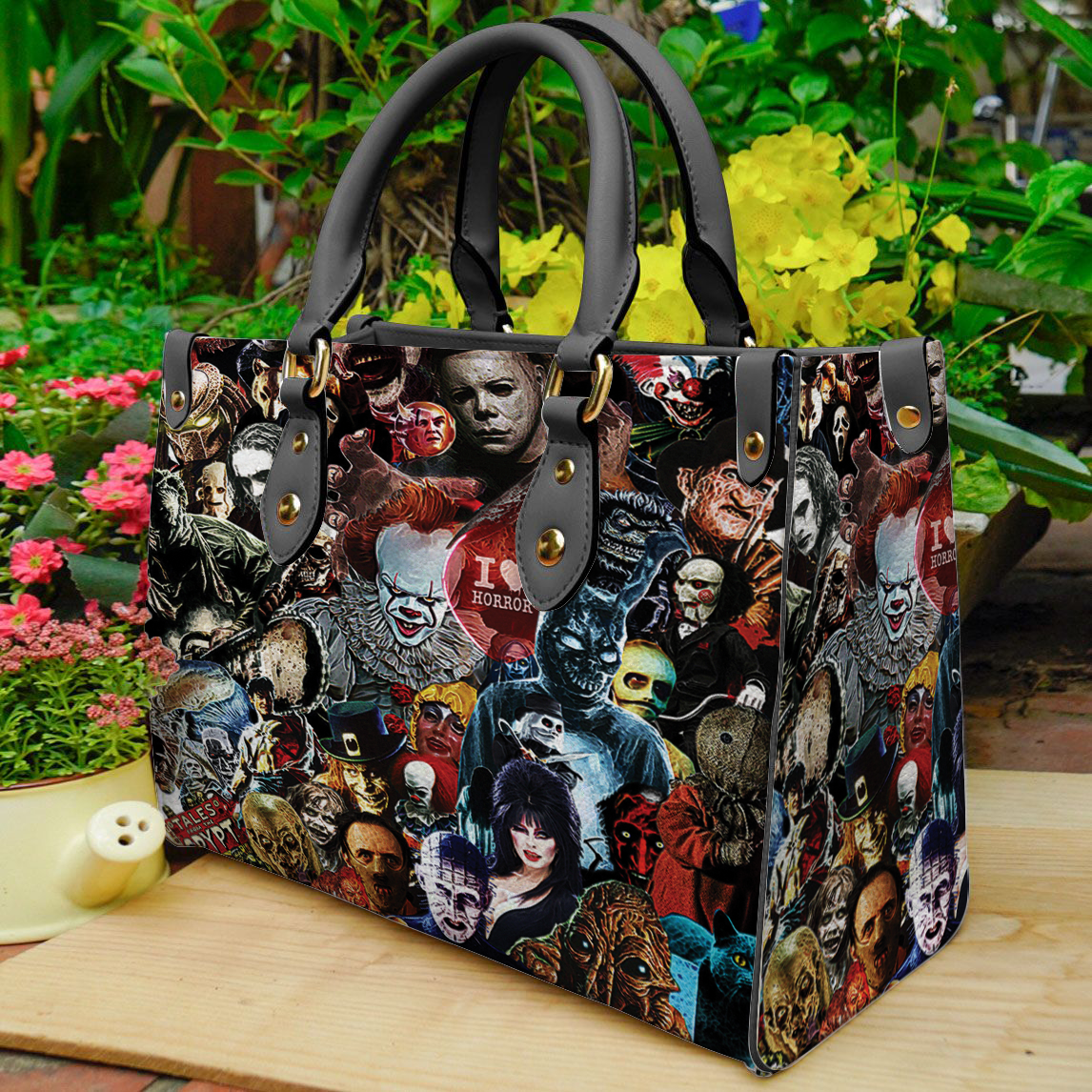 I love horror women 3d small handbags nicegift wsh-k2a3