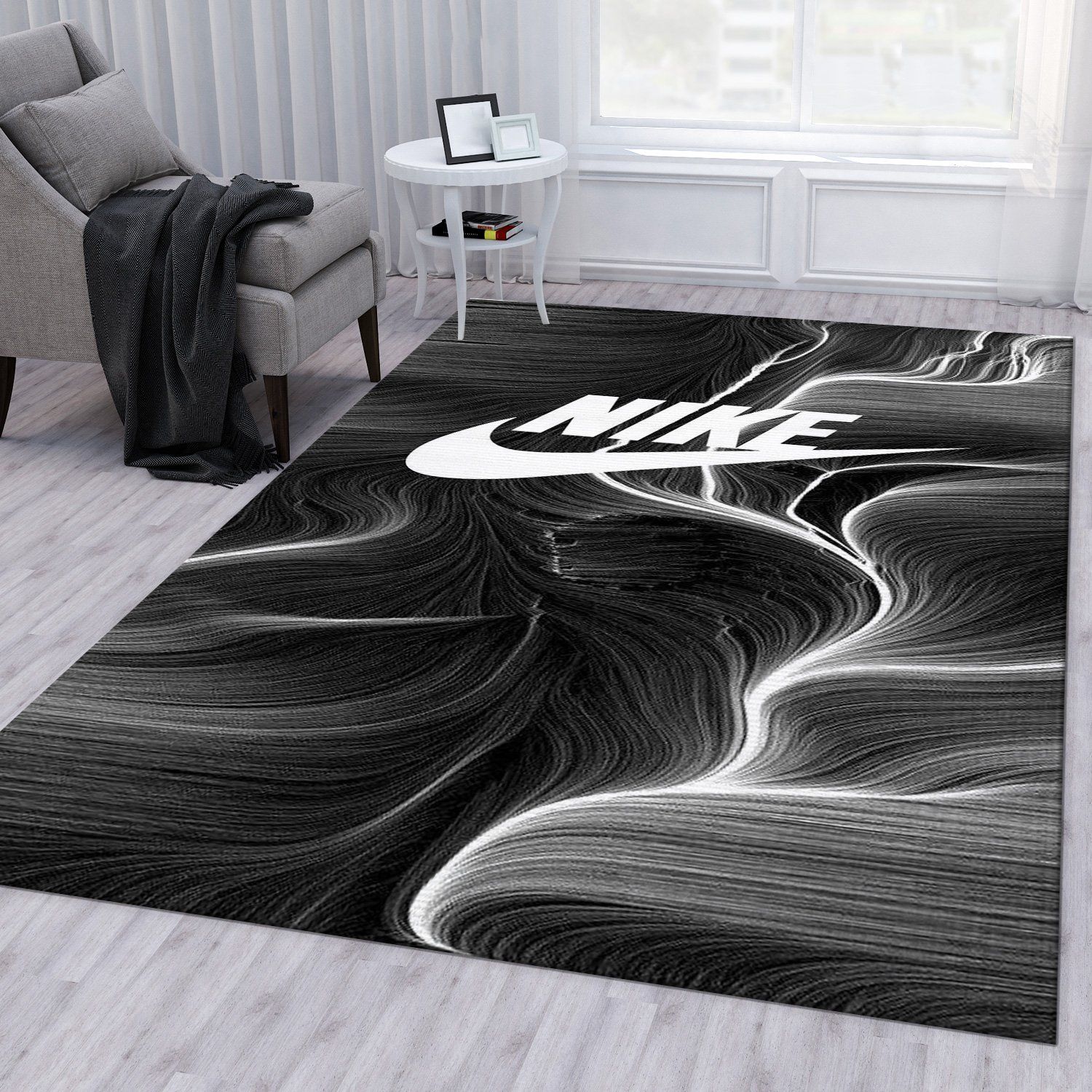 Rugs in Living Room and Bedroom - Nike area rug for living room home decor - rugs Rugs