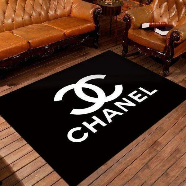 Rugs in Living Room and Bedroom - Chanel logo chanel rug area rug for living room - rugs Rugs