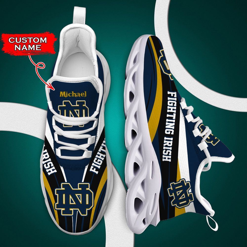 Notre dame fighting irish max soul shoes luxury ncaa custom name 02 m3bth0932 Max Soul Shoes
