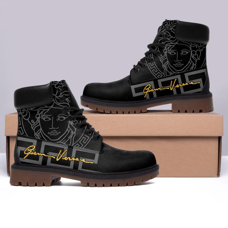 Gianni versace timberland boots form timboots black shoes hot 2023 gifts for men women 2 Timboots Shoes