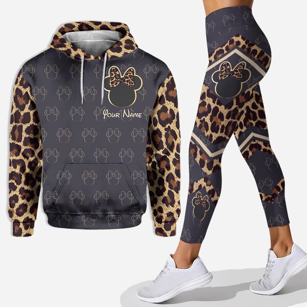 Personalized minnie mouse hoodie leggings for men women kids 50th anniversary disney world gifts shirt clothing ht 173 Hoodie Leggings Set