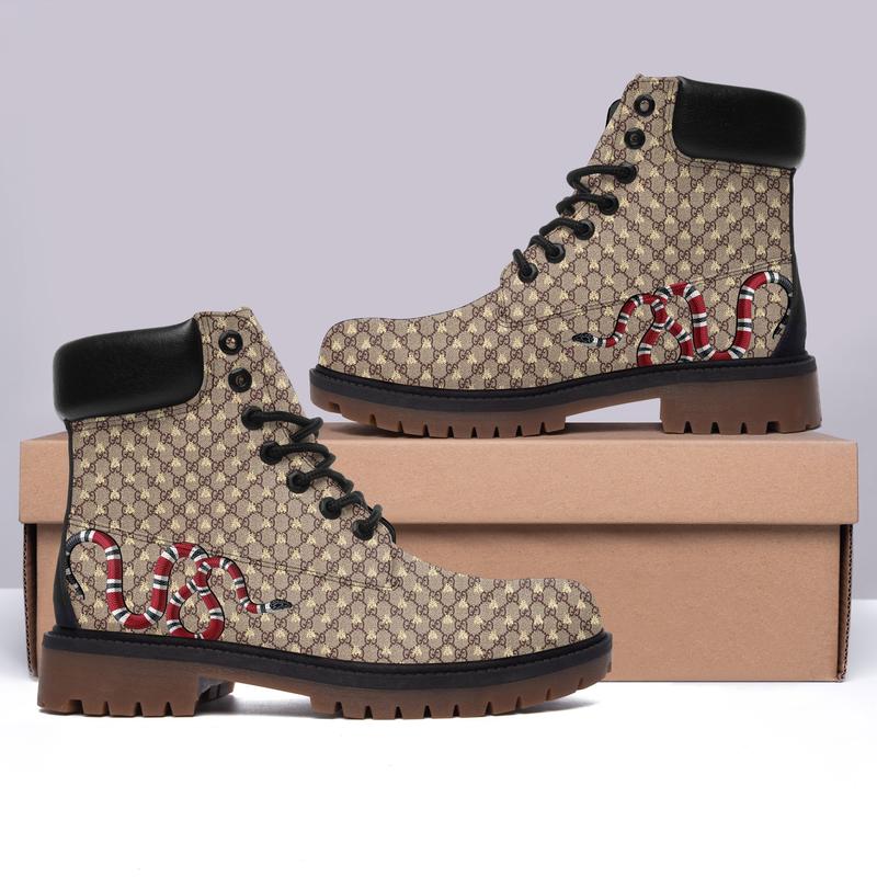 Gucci snake timberland boots form timboots shoes hot 2023 gifts for men women 2 Timboots Shoes
