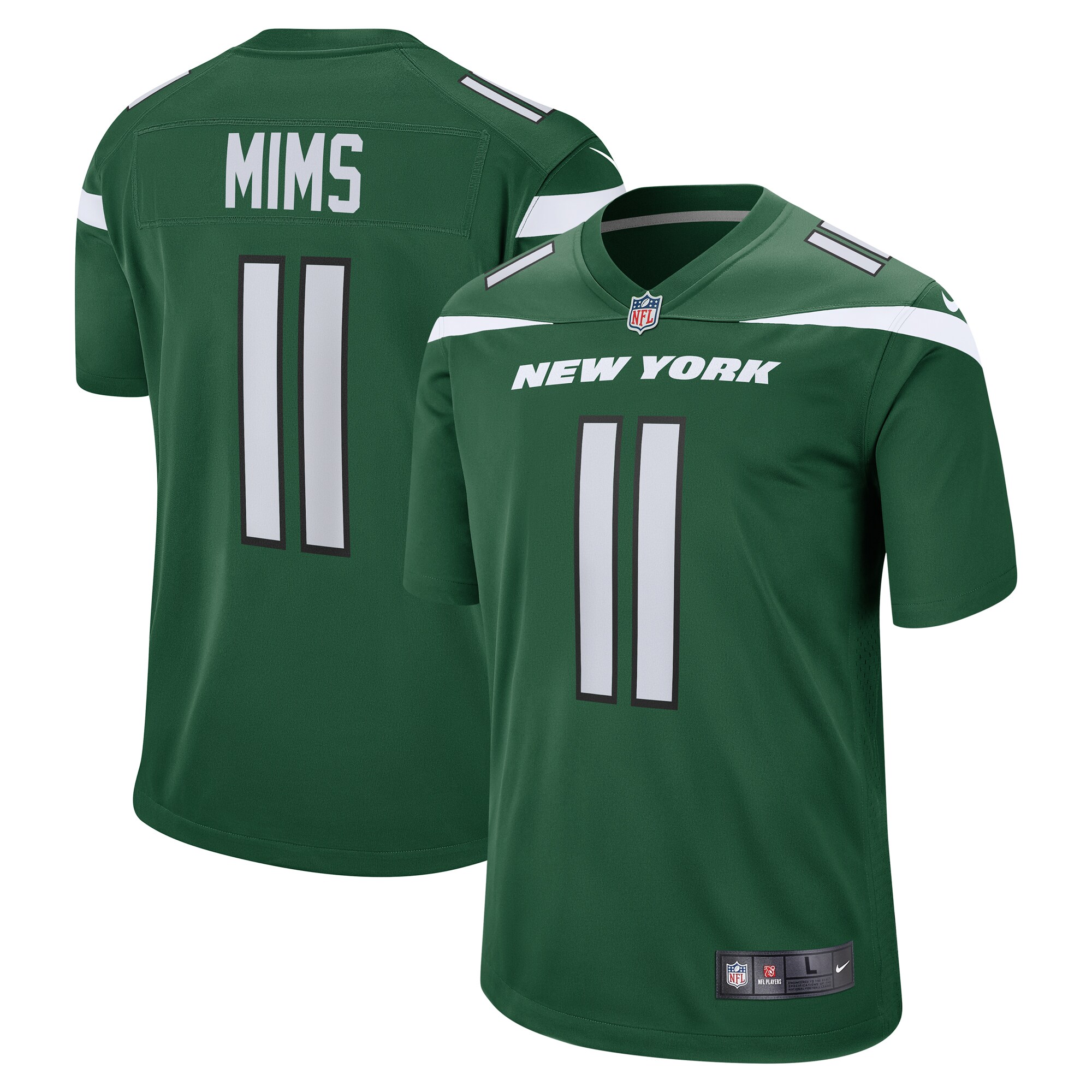 Denzel mims new york jets nike game jersey color gotham green  Baseball NFL Jersey For Fans Sports NFLFootball Replica