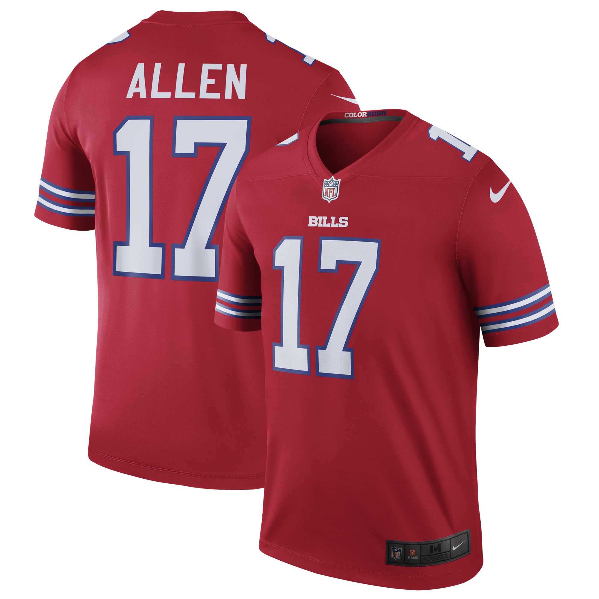 Josh allen nike buffalo bills color rush legend jersey color red  Baseball NFL Jersey Sports Replica For Fans NFLFootball