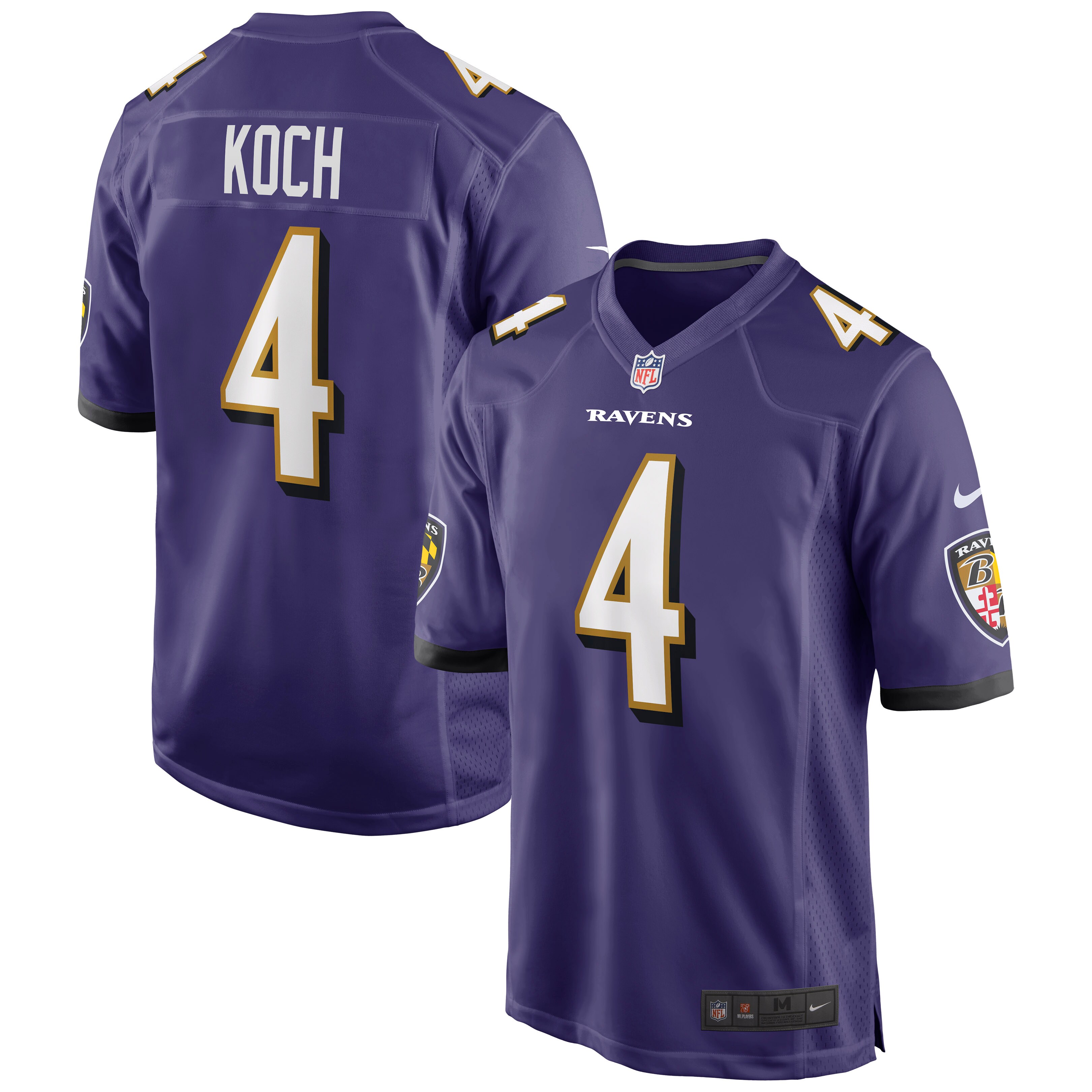 Sam koch baltimore ravens nike game jersey color purple  Baseball NFL Jersey Replica For Fans Sports NFLFootball